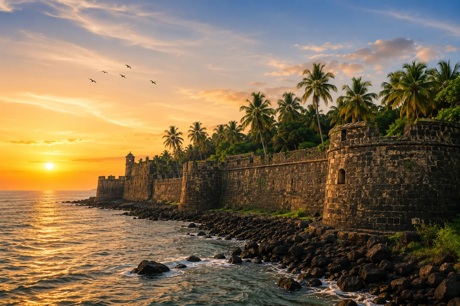 Vasai coastal and heritage landscape in Palghar Maharashtra